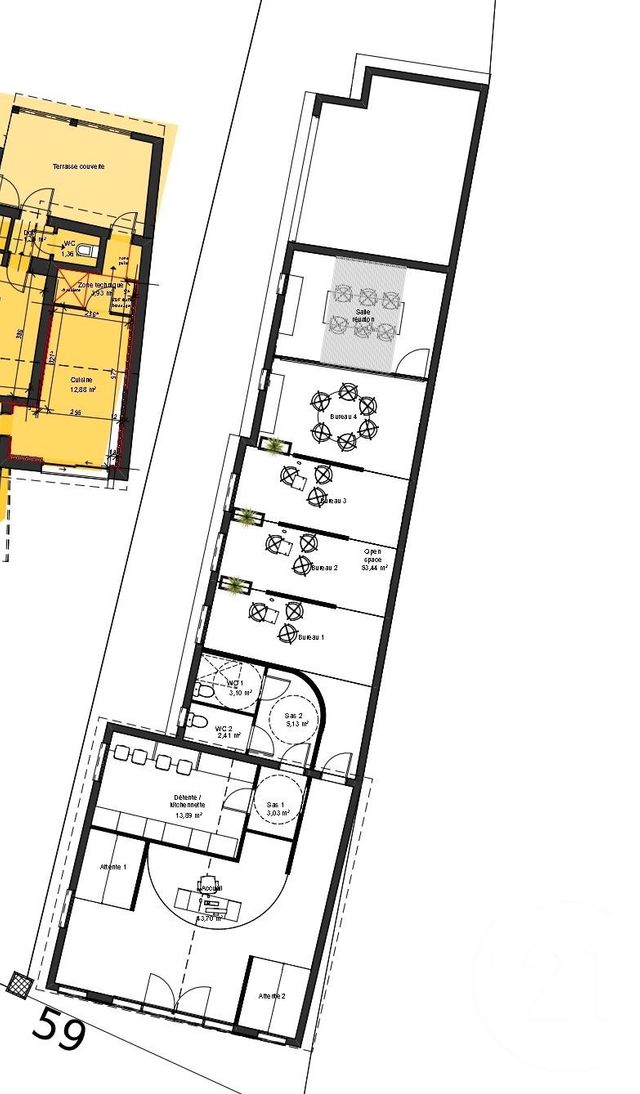 maison à vendre - 5 pièces - 155.0 m2 - TOULOUSE - 31 - MIDI-PYRENEES - Century 21 Open Immo