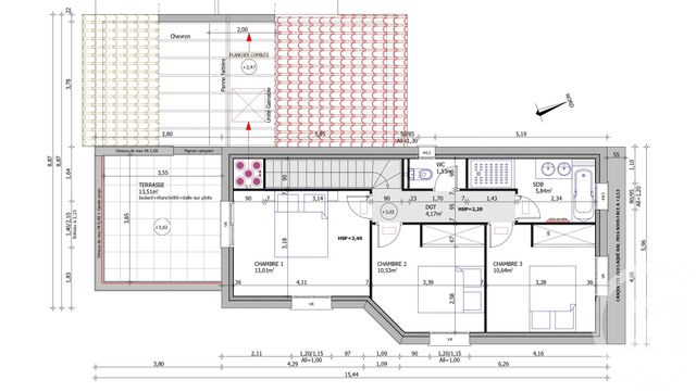 terrain à vendre - 433.0 m2 - TOURNEFEUILLE - 31 - MIDI-PYRENEES - Century 21 Open Immo